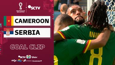 Gol! Jean-Charles Castelletto (Cameroon) Tak Bisa Terbendung Oleh Bek Serbia | FIFA World Cup Qatar 2022