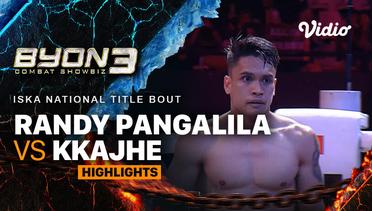 Randy Pangalila vs Kkajhe - Highlights | ISKA National Title Bout  | Byon Combat Showbiz Vol.3