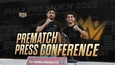 PRE MATCH PRESS CONFERENCE | DEWA UNITED FC VS PSIS SEMARANG