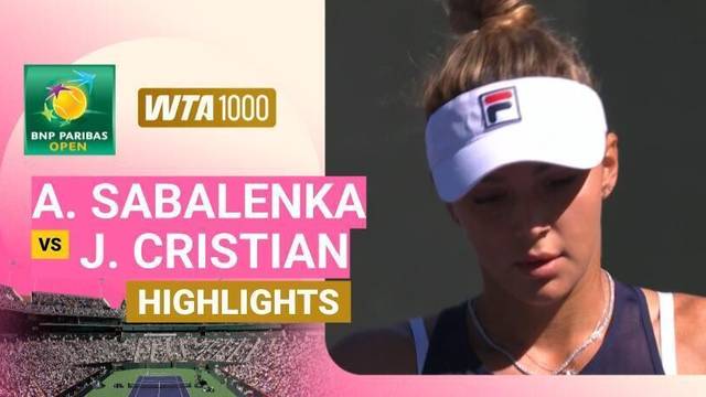 Aryana Sabalenka vs Jaqueline - Highlight | WTA 1000: BNP Paribas Open 2026