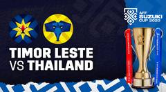 Full Match - Timor Leste vs Thailand | AFF Suzuki Cup 2020