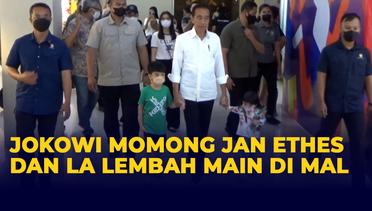 Momen Jokowi Ajak Main Jan Ethes dan La Lembah Menikmati Akhir Pekan