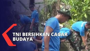 TNI Bersama Warga Bersihkan Cagar Budaya Peninggalan Kerajaan Aceh Darussalam!