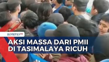 Paksa Temui Pj Wali Kota Tasikmalaya, Massa Demo Terlibat Saling Dorong dengan Petugas!