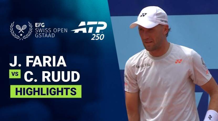 Jaime Faria vs Casper Ruud - Round 2 | ATP 250: EFG Swiss Open Gstaad 2026