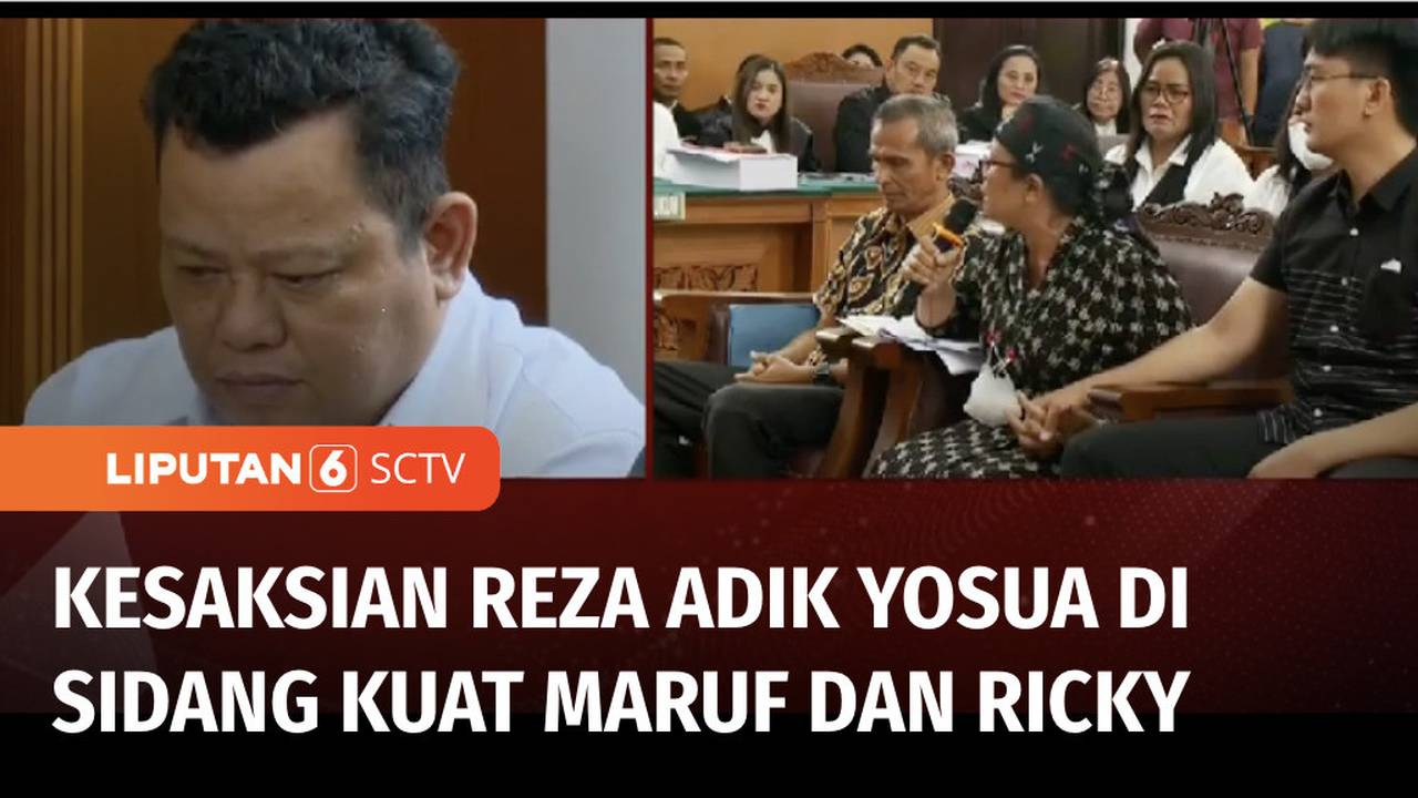 Live Report: Adik Yosua Cerita Kedekatannya dengan Kuat Maruf dan Ricky ...