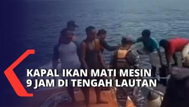 Diam di Tengah Laut 9 Jam Karena Mati Mesin, 17 ABK di KM Cendrawasih 276 Dievakuasi Tim SAR