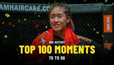 Top 100 Moments In ONE History | 70 To 66 | Ft. Angela Lee, Brandon Vera, Kevin Belingon & More