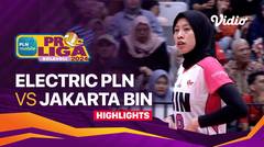 Final - Putri: Jakarta Electric PLN vs Jakarta BIN - Highlights | PLN Mobile Proliga 2024