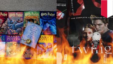 Dianggap ada ilmu sihir, buku Harry Potter dan Twilight dibakar Pendeta- TomoNews