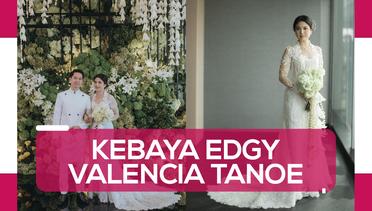 Potret Detail Kebaya Pengantin Tradisional Valencia Tanoe
