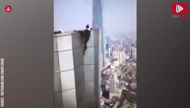 Detik-Detik!! Jatuhnya Penggila Selfie ekstrem jatuh dari puncak Gedung | WAJIB NONTON