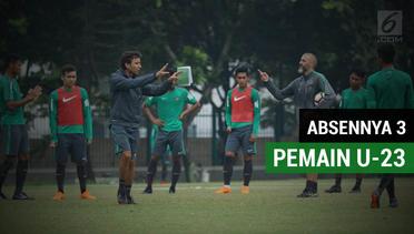 Tiga Pemain Timnas Indonesia U-23 Absen di Latihan Jelang Laga Uji Coba Kontra Singapura