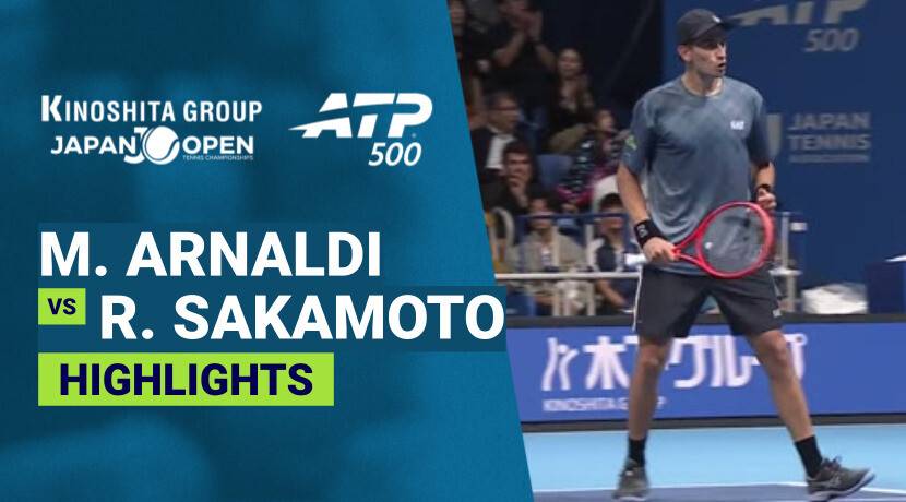 Matteo Arnaldi vs Rei Sakamoto - Round 1 | ATP 500: Kinoshita Group Japan Open Tennis Championships 2026