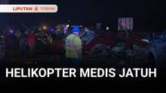 Helikopter Medis Jatuh di Jalan Raya | Liputan 6