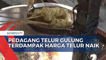 Pedagang Telur Gulung Terdampak Naiknya Harga Telur di Semarang