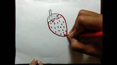 Simple Drawing | Drawing Strawberry