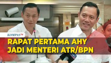 [FULL] AHY Bahas Soal Hal Ini di Rapat Perdana Bersama Jajaran Kementerian ATR/BPN