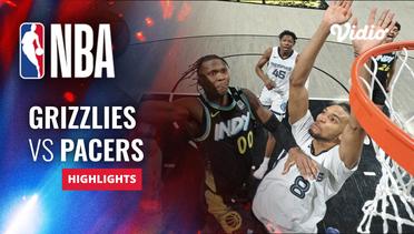 Memphis Grizzlies vs Indiana Pacers - Highlights | NBA Regular Season 2023/24