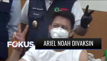 Ariel NOAH dan Risa Saraswati Disuntik Vaksin Covid-19 di RSKIA Bandung | Fokus