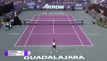 Match Highlights | Victoria Azarenka vs Madison Keys | WTA Guadalajara Open Akron 2022
