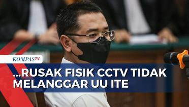 Sidang Hadirkan Ahli Meringankan Irfan: Rusak Fisik CCTV Tak Langgar UU ITE!