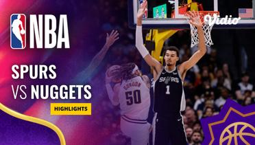 San Antonio Spurs vs Denver Nuggets - Highlights | NBA Regular Season 2023/24