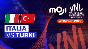 Italia vs Turki - Full Match | Women's Volleyball Nations League 2024