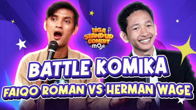 Faiqo Roman (Jaksel) vs Herman Wage (Bekasi) | Liga Stand Up Comedy Moji Episode 14