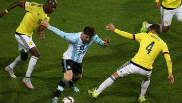 Copa America : Aksi Messi Kecoh 3 Pemain Kolombia