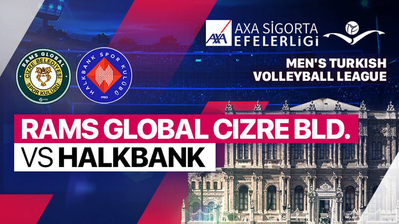 Rams Global Cizre BLD. vs Halkbank - Full Match | Men's Turkish League ...