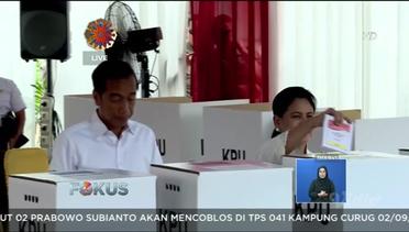 Suasana di Lokasi TPS Presiden Jokowi