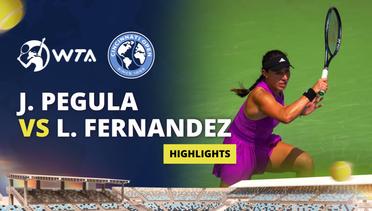 Quarterfinal: Jessica Pegula vs Leylah Fernandez - Highlights | WTA Cincinnati Open 2024