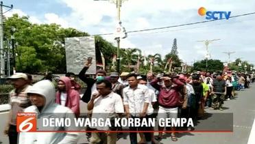 Korban Gempa Lombok Tengah Unjuk Rasa Tuntut Realisasi Rumah Hunian - Liputan 6 Pagi