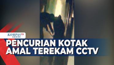 Aksi Komplotan Pencuri Kotak Amal di Masjid Terekam Kamera CCTV