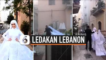 Ledakan Beirut Hancurkan Sesi Pemotretan Pre-Wedding