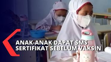 Aneh! Siswa SDIT At Taufiq Al Islamy Sudah Dikirim SMS Sertifikat Sebelum Dapat Vaksin