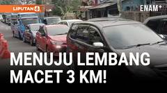 Macet 3 KM Menuju Lembang, Polisi Berlakukan One Way