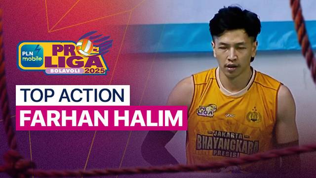 Aksi Terbaik Pekan 4: Farhan Halim (Jakarta Bhayangkara Presisi) | PLN Mobile Proliga 2025