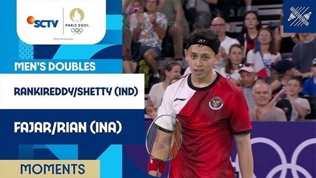 Fajar/Rian (INA) Harus Akui Keunggulan Rankireddy/Shetty (IND) Di Set Pertama | Olympic Games Paris 2024