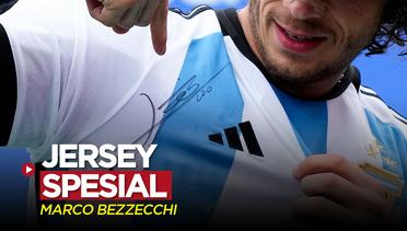 MotoGP Argentina: Pecco Bagnaia Kesal, Marco Bezzecchi Pakai Jersey Bertanda Tangan Lionel Messi