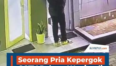 Seorang Pria Kepergok CCTV Rekam Wanita di Dalam WC SPBU