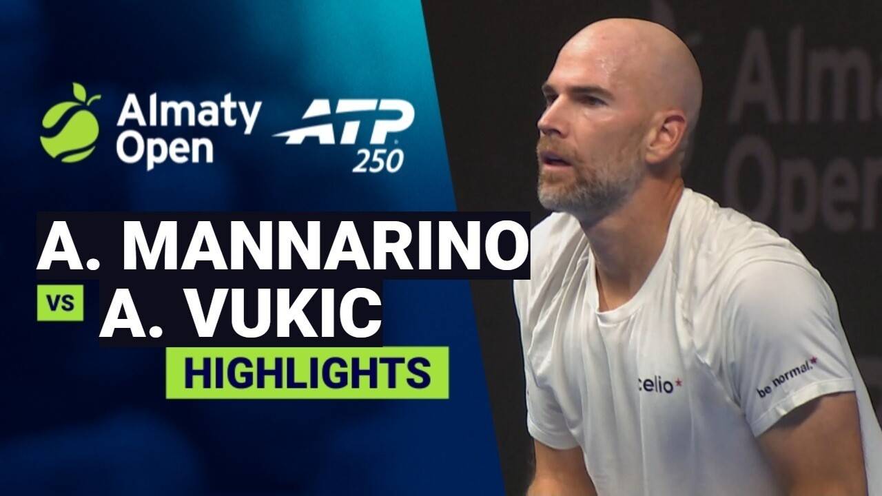 Adrian Mannarino vs Aleksandar Vukic - Round 1 | ATP 250: Almaty Open 2026