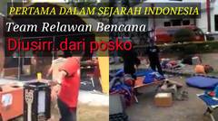 relawan bencana diusir dari posko Bappeda sulawesi tengah
