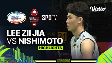 Lee Zii Jia (MAS) vs Kenta Nishimoto (JPN) - Highlights | Sathio Group Australian Open 2024 - Men's Single