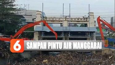 Pintu Air Manggarai Dipenuhi Tumpukan Sampah Imbas Hujan di Bogor - Liputan 6 Siang
