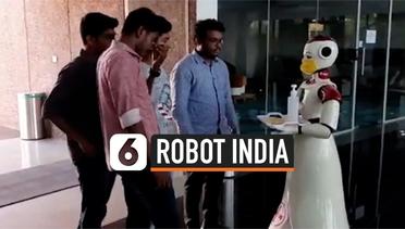 Robot di India Ikut Andil Lawan Virus Corona