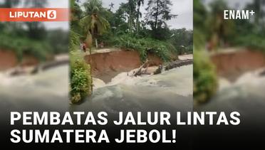 Jalur Lintas Sumatera Lumpuh Akibat Banjir