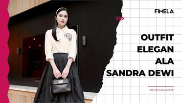 Ide Outfit Ngantor Ala Sandra Dewi, Gayanya Elegan!