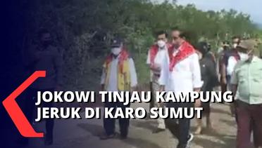 Jokowi Sambangi Kampung Jeruk di Karo untuk Tinjau Langsung Perbaikan Infrastruktur Jalan